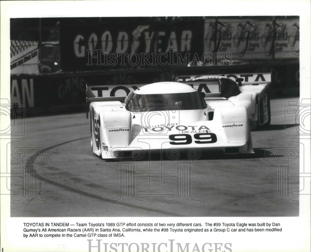 1989 The 1989 Toyota Eagle IMSA GTP race car-Historic Images