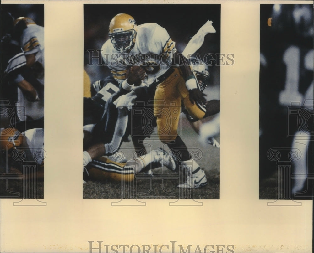 1988 Press Photo Holmes, Nathan Bennett, Football - sas03928- Historic Images