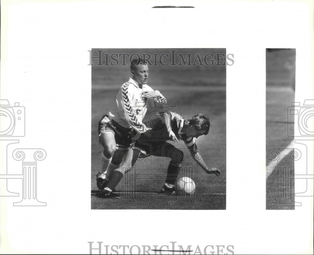 1994 Press Photo MacArthur and North Braunfels High School Soccer Players- Historic Images