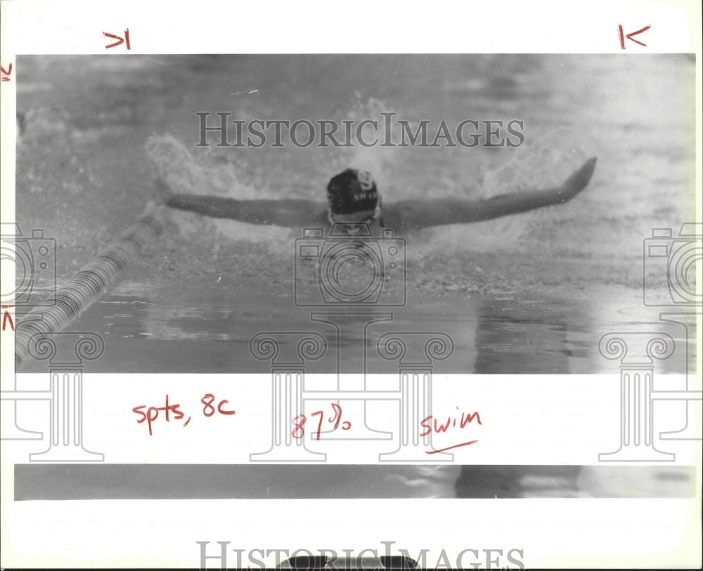 1989 Press Photo AAU Junior Olympics Swimming - sas04224 - Historic Images