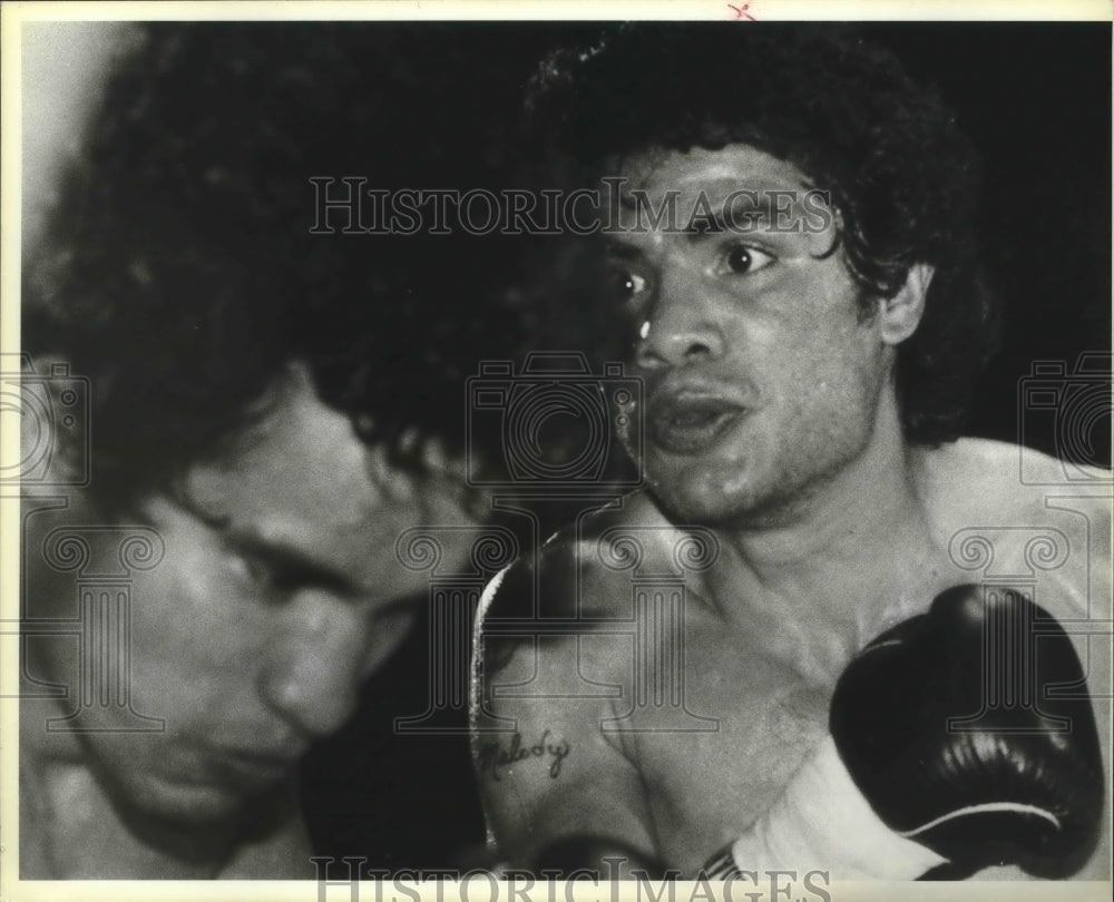 Boxers Mike Ayala and Jesus Lopez-Historic Images