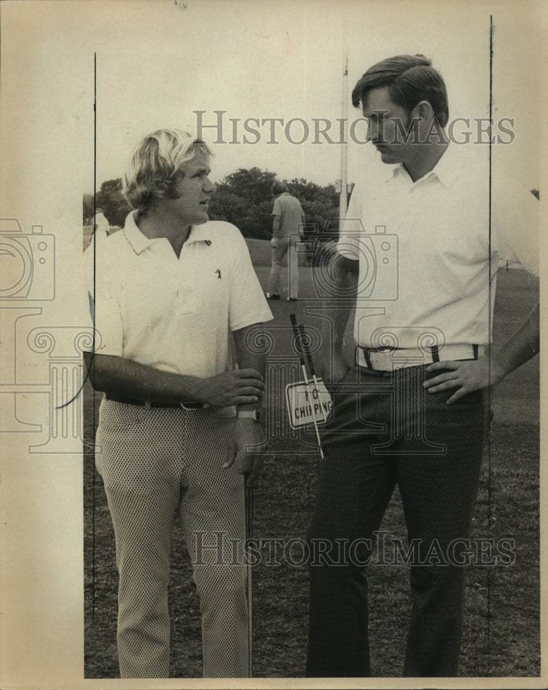 1973 Press Photo Golfers Frank Conner and Howard Turtlz - sas04736 - Historic Images