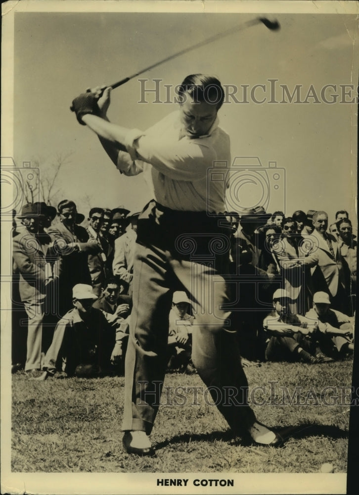 Golfer Henry Cotton-Historic Images