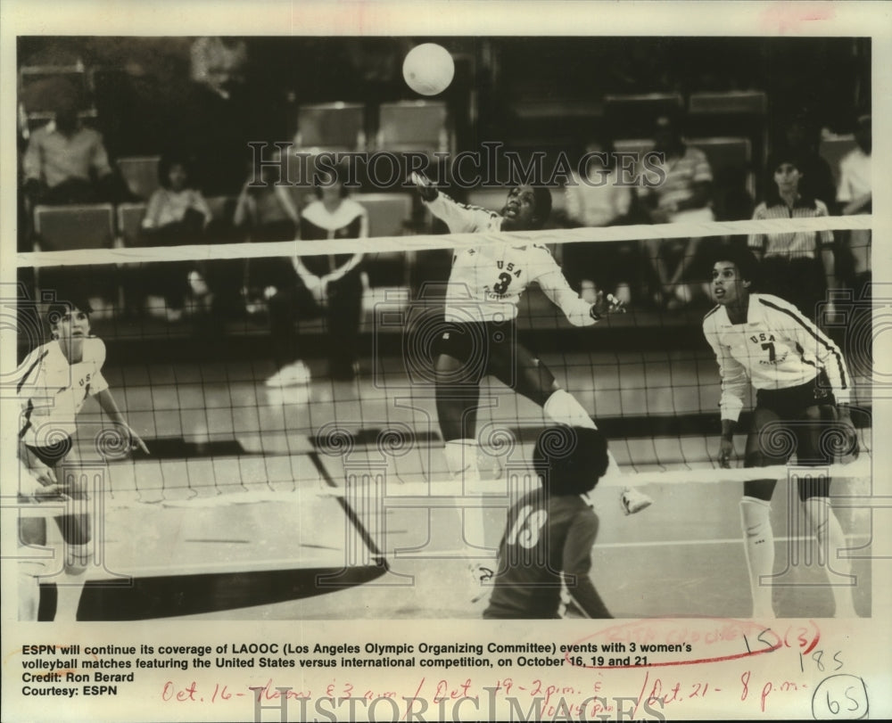 Women's Volleyball, Los Angeles Olympic Organizing Committee-Historic Images