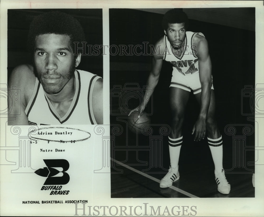 1978 Press Photo Buffalo Braves basketball forward Adrian Dantley - sas05221- Historic Images