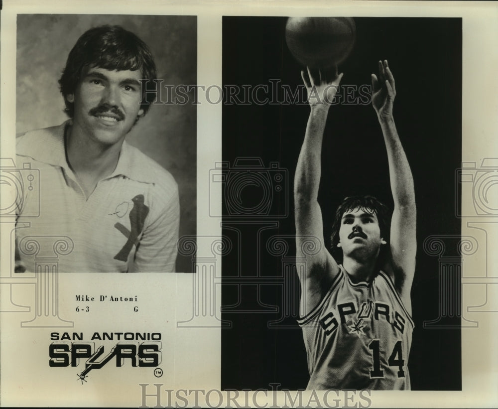 San Antonio Spurs basketball guard Mike D&#39;Antoni-Historic Images