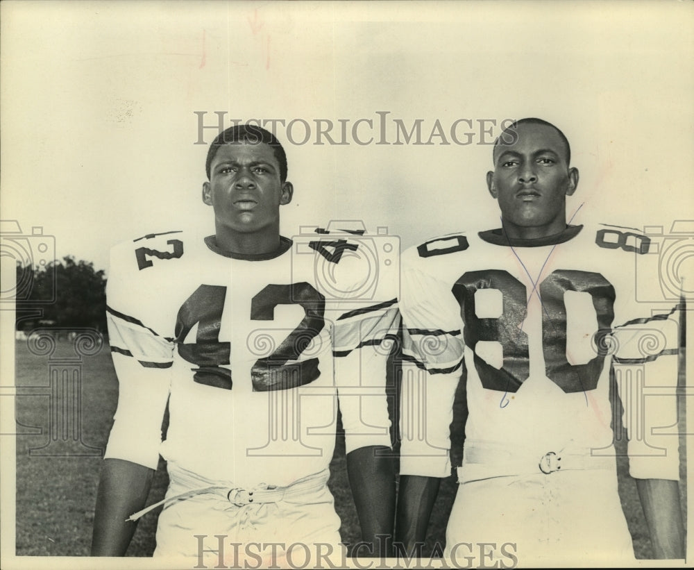 Football players Frank Brown and J.B. Goodson-Historic Images