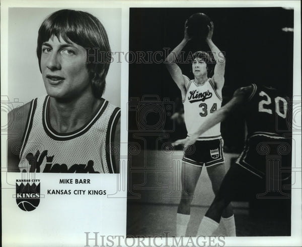 Kansas City Kings basketball player Mike Barr - Historic Images