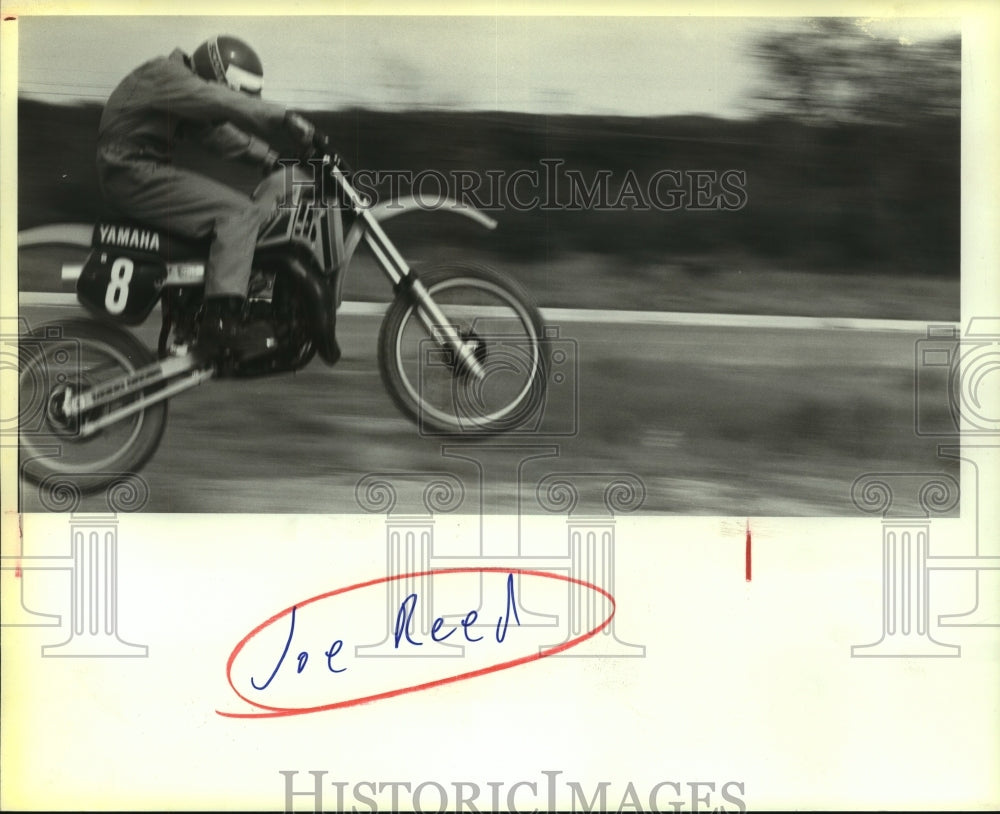 Motorcycle Racer Joe Reed-Historic Images