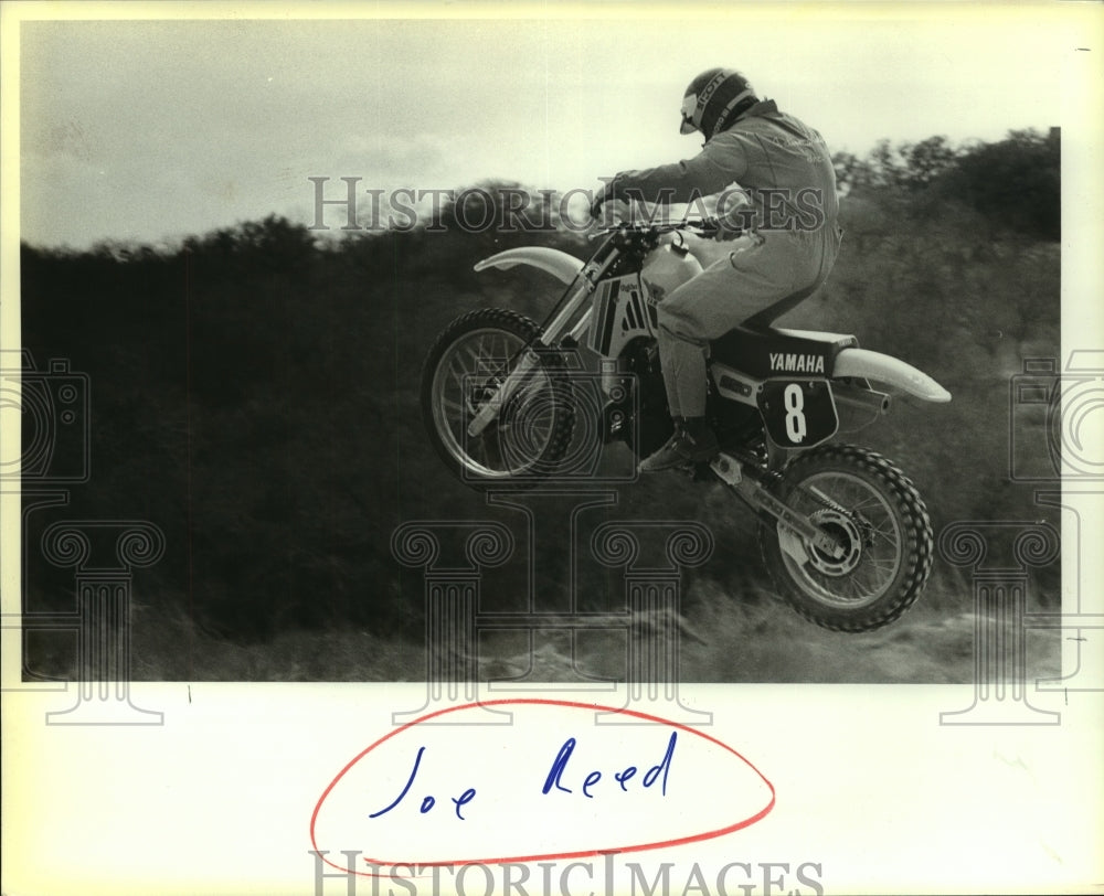 Motorcycle Racer Joe Reed - Historic Images