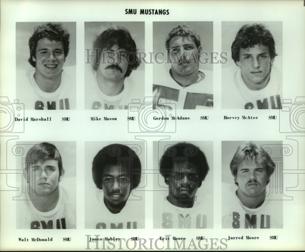 Press Photo SMU Mustangs Football Team - sas05702 - Historic Images