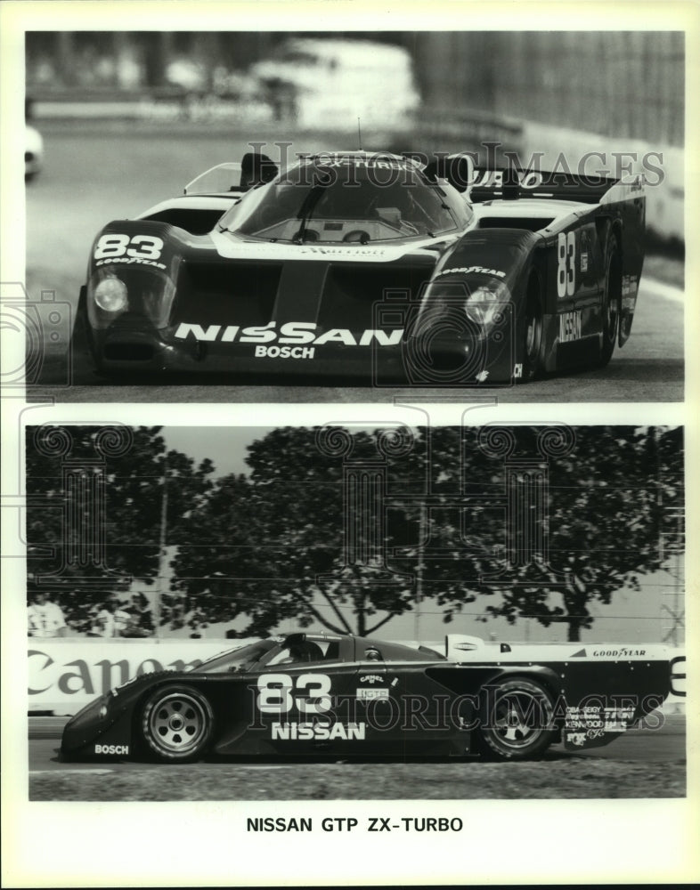 Press Photo Nissan GTP ZX-TURBO, Auto Racing - sas05837- Historic Images
