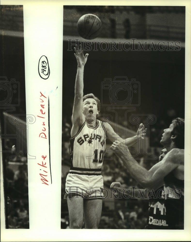 1983 Press Photo Mike Dunleavy, Spurs Basketball - sas05964 - Historic Images