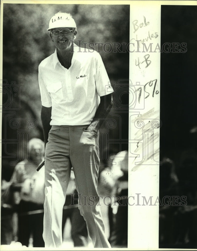1986 Press Photo B&H Golf Invitational Final Day, Bob Charles smiles - Historic Images