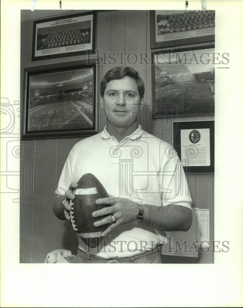 1991 Press Photo Lee High School Coach Jimmy Burkholder - sas06147 - Historic Images