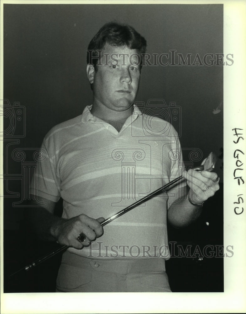 1990 Press Photo Alamo Heights High School Golf Don Byrd - sas06155 - Historic Images