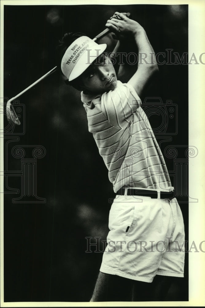 1987 Press Photo Junior golf champion Frank Cano - sas06241 - Historic Images