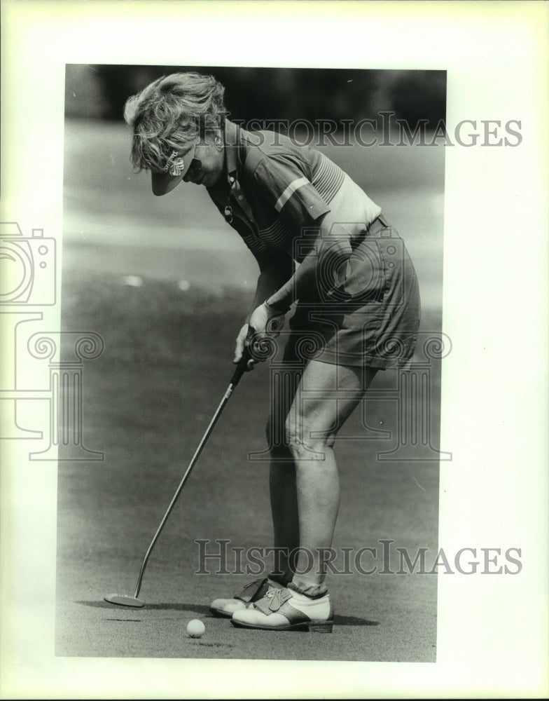 1989 Press Photo City Women&#39;s Golf, Betty Jean Collins - sas06259 - Historic Images