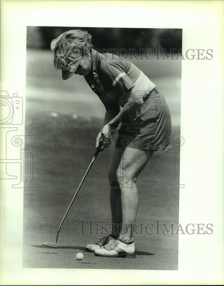 1989 Press Photo City Women's Golf, Betty Jean Collins - sas06259 - Historic Images