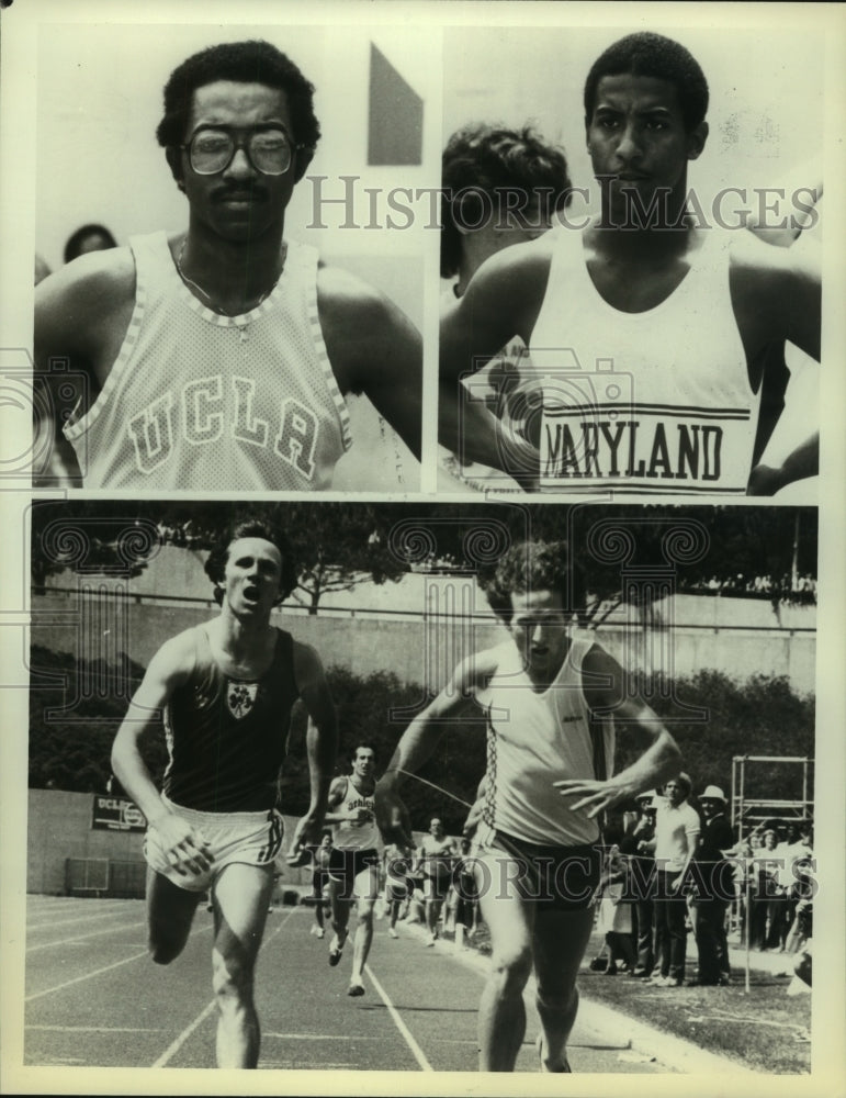 1981 Press Photo International Invitational Track and Field Meet from UCLA- Historic Images