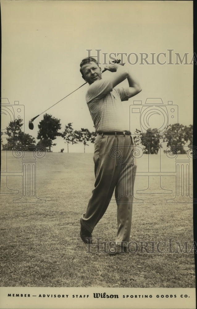 Pete Cooper, Golf, Member of Advisory Staff Wilson Sporting Goods-Historic Images