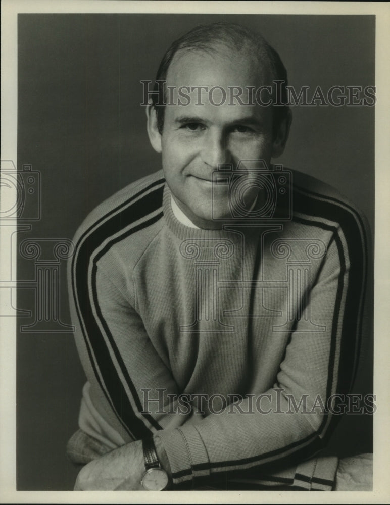 1980 Press Photo Dick Button, Olympic Figure Skating Gold Medalist - sas06288 - Historic Images