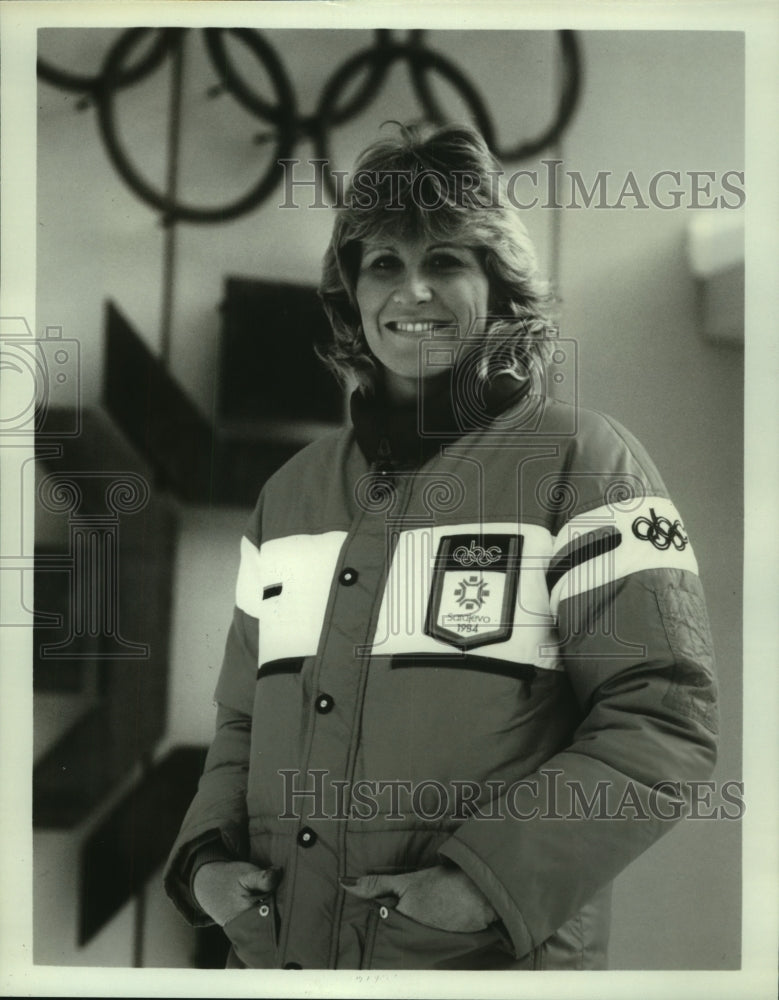 1984 Press Photo ABC Olympic commentator Donna deVarona - sas06313 - Historic Images