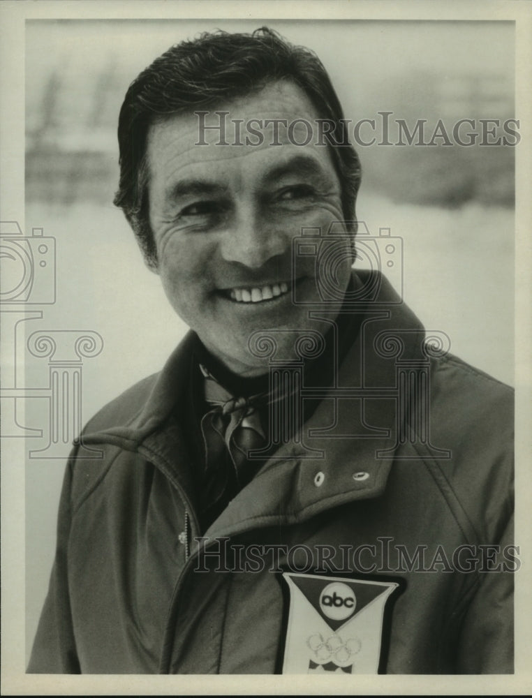 Press Photo ABC Sports commentator Art Devlin - sas06340 - Historic Images