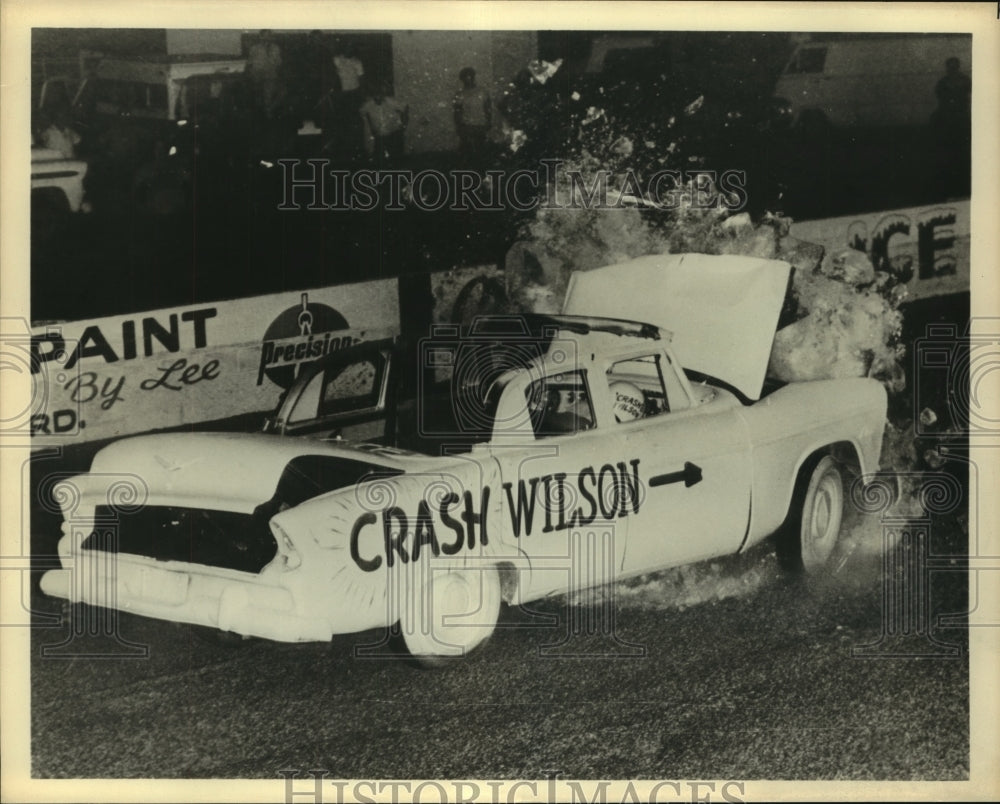 Press Photo Drag Racing Car Crash Wilson - sas06420-Historic Images