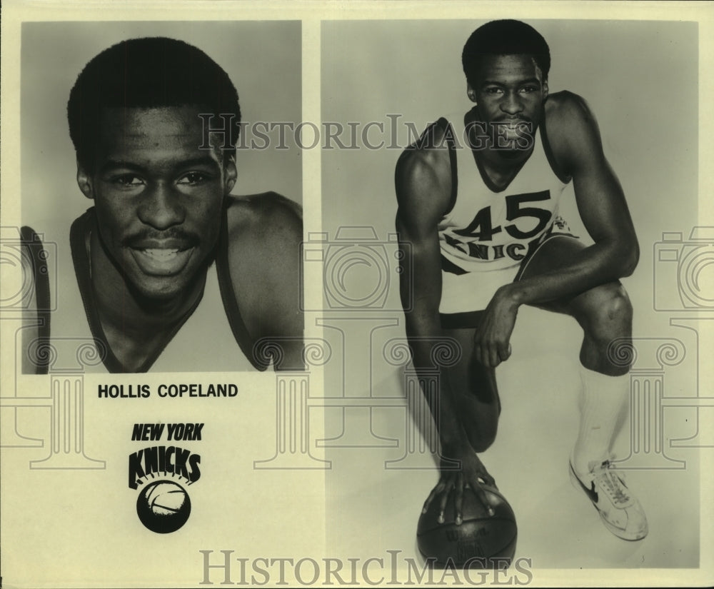 Hollis Copeland, New York Knicks Basketball Player-Historic Images