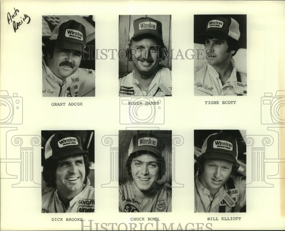 Press Photo Winston Auto Racing Team Members - sas06458 - Historic Images