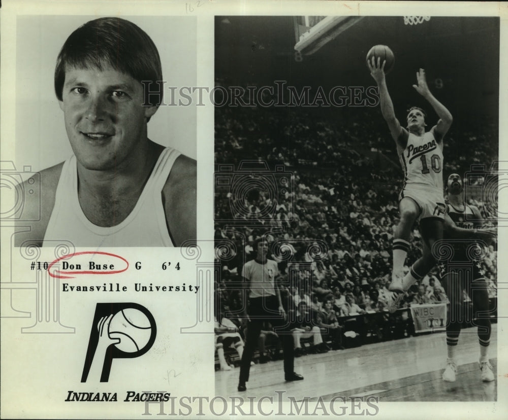 Don Buse, Indiana Pacers Basketball Player at Game - Historic Images