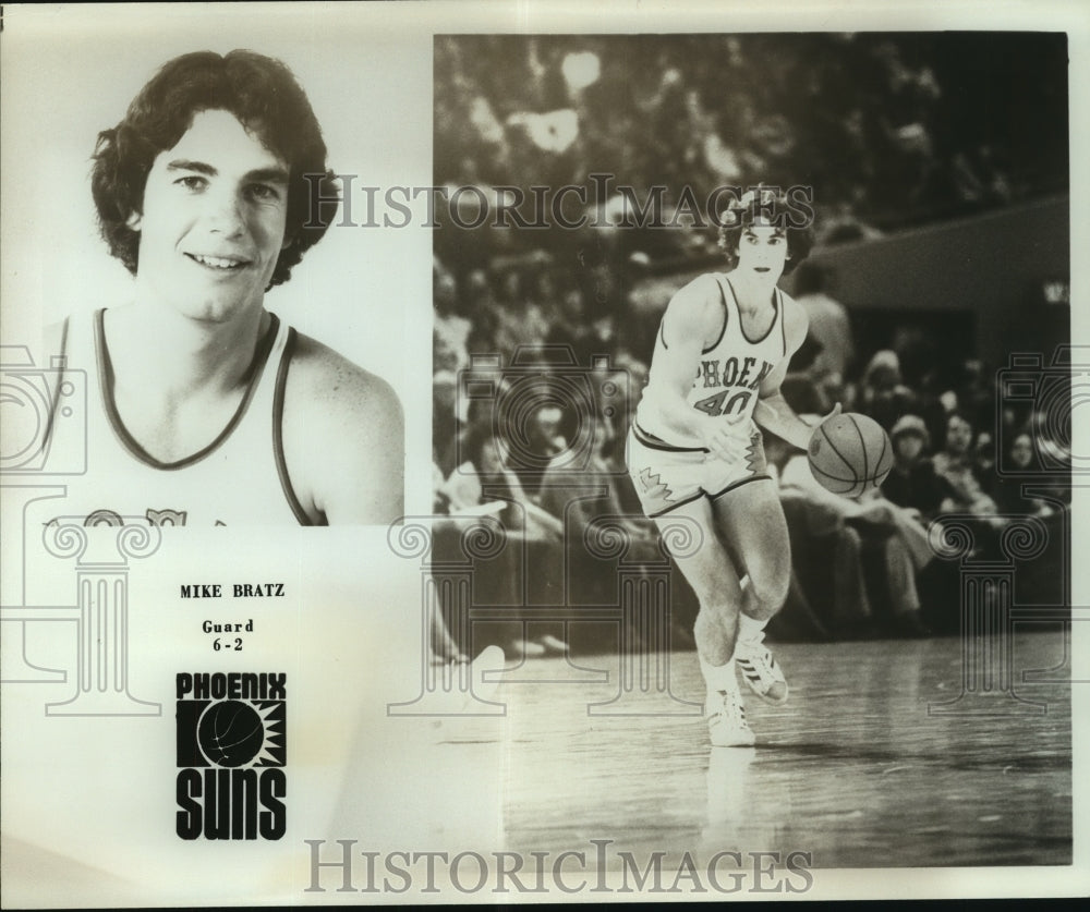 Press Photo Mike Bratz, Phoenix Suns Basketball Player at Game - sas06496 - Historic Images
