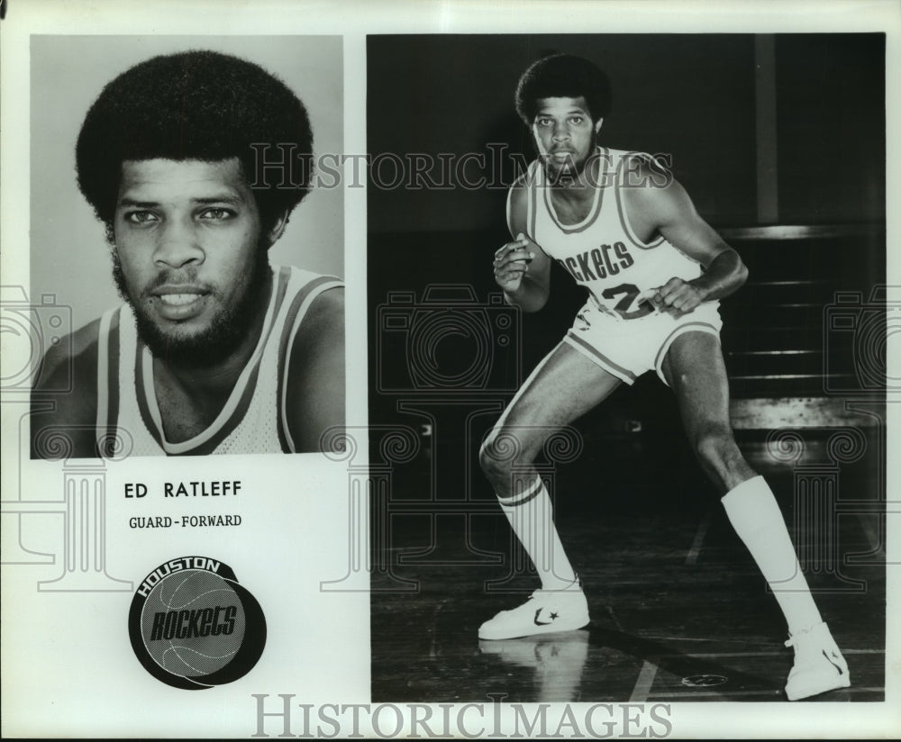 Ed Ratleff, Houston Rockets Basketball Player-Historic Images