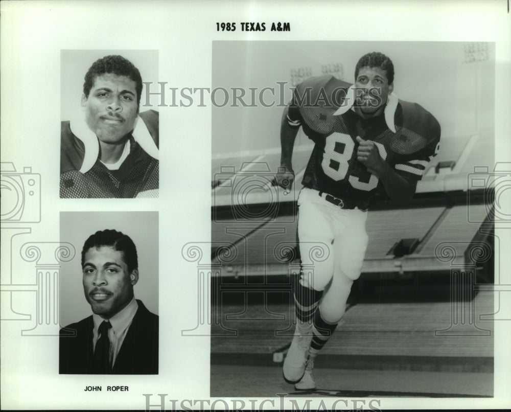1985 Press Photo John Roper, Texas A&M Football Player - sas06514 ...