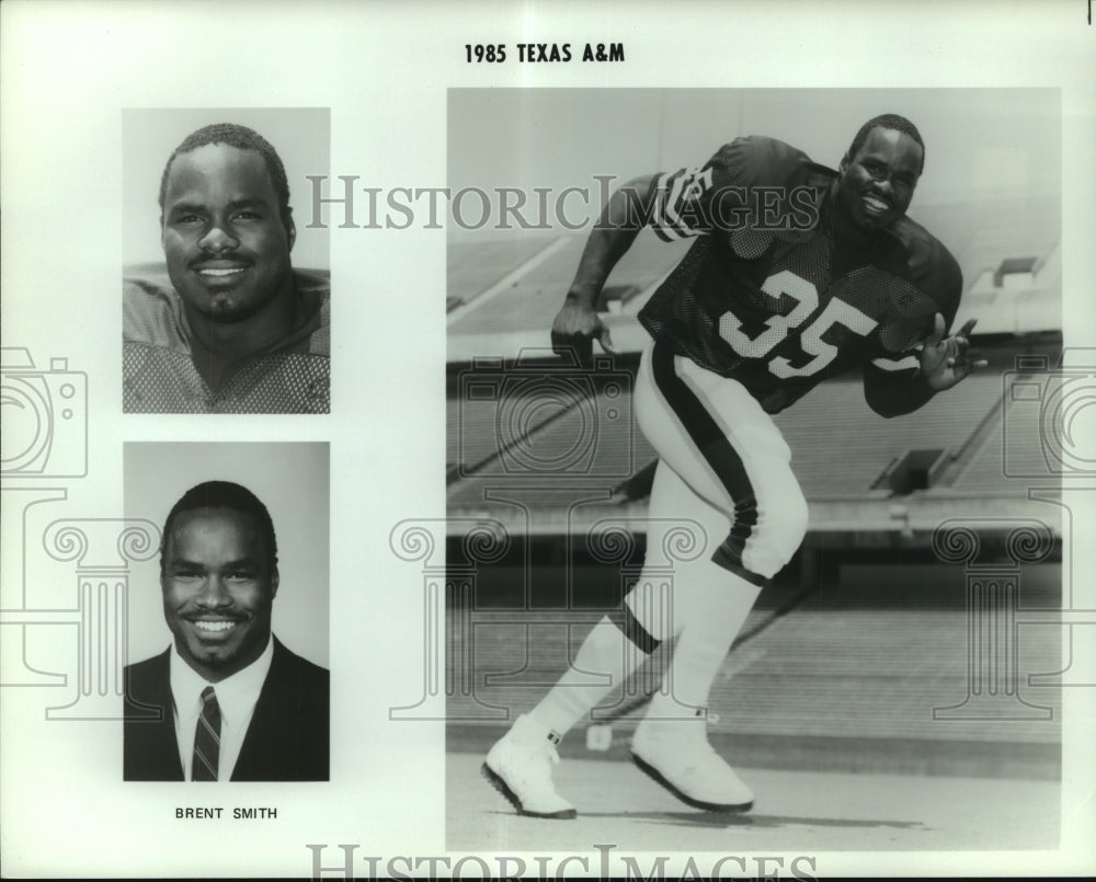 1985 Press Photo Brent Smith, Texas A&amp;M Football Player - sas06516 - Historic Images