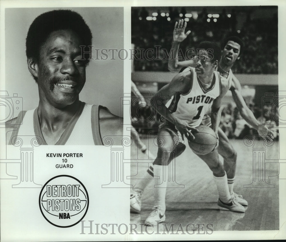 Kevin Porter, Detroit Pistons Basketball Player at Game-Historic Images