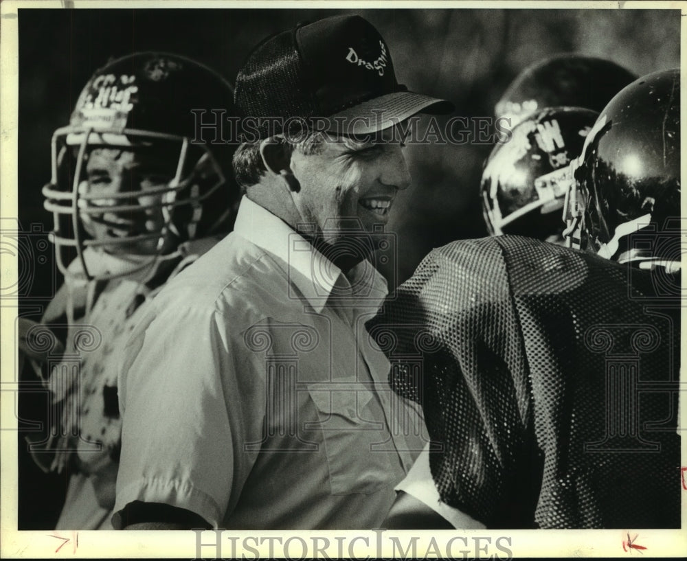 1987 Press Photo Sonny Detmer, Southwest High School Head Football Coach- Historic Images