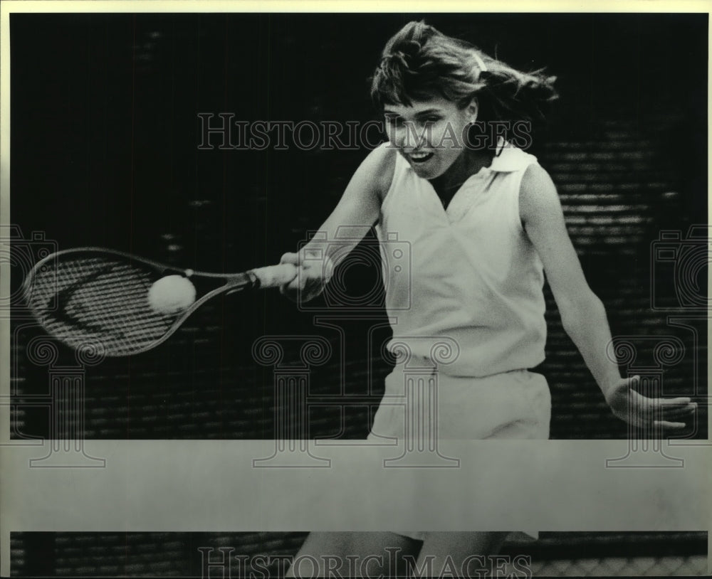 1987 Press Photo Jana Klepac, College Tennis Player - sas06898- Historic Images