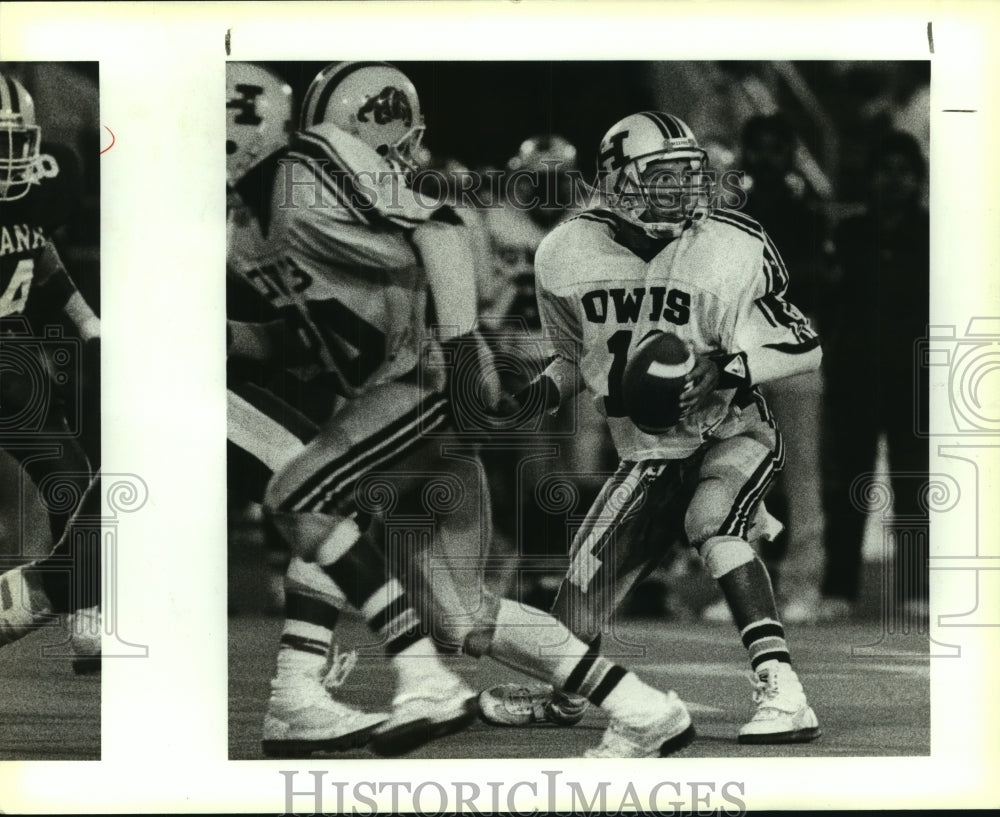 1989 Press Photo Marcus Rivera, Highlands High School Football Quarterback - Historic Images