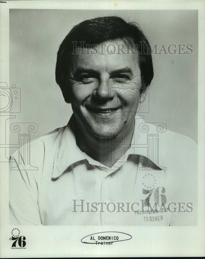 Press Photo Al Domenico, Trainer for the Philadelphia 76ers Basketball Team-Historic Images