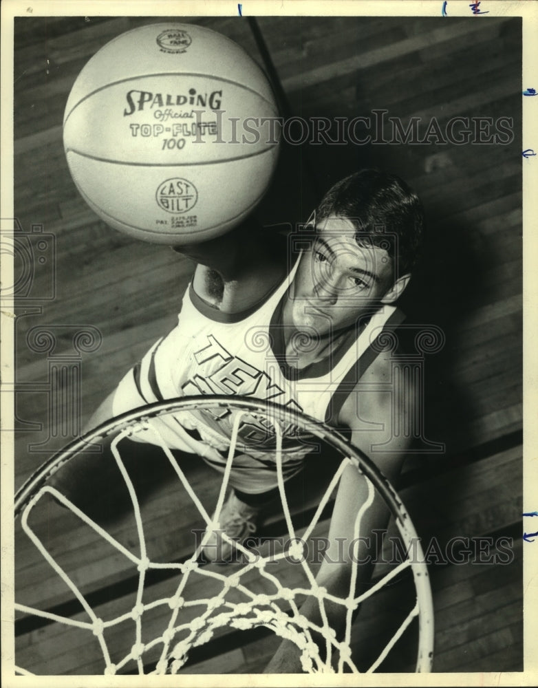 Press Photo Wayne Doyal, Texas Basketball Player - sas07215 - Historic Images