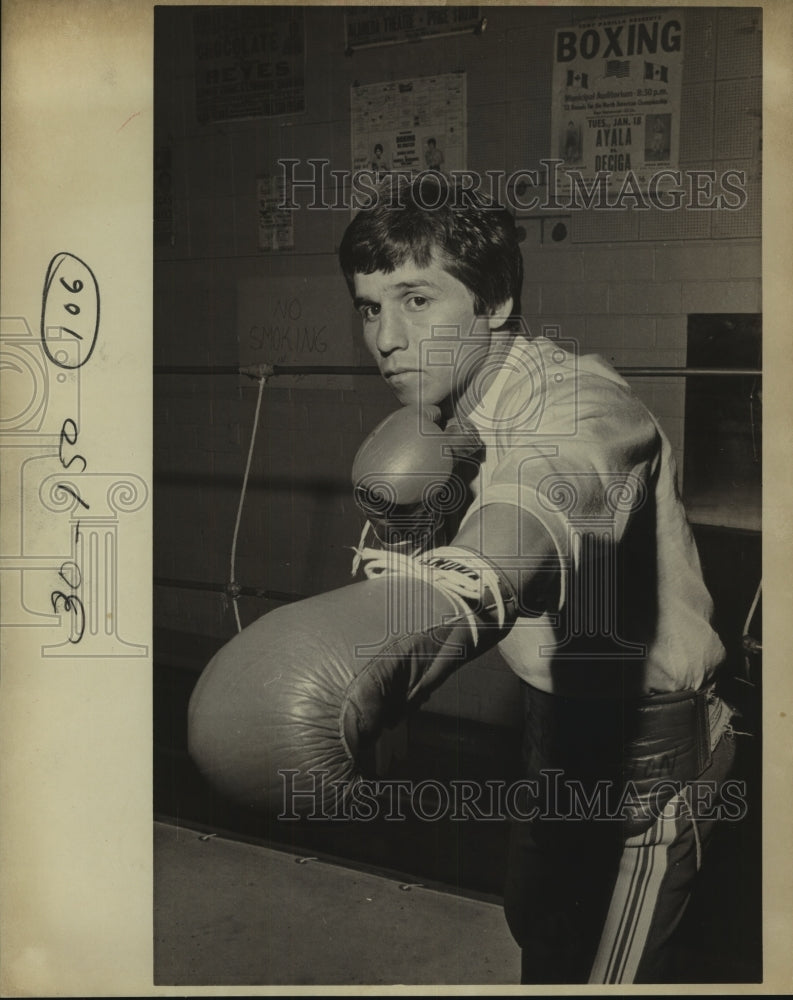 1978 Press Photo Boxer Ebel Borunda at San Fernando Gym - sas07241 - Historic Images