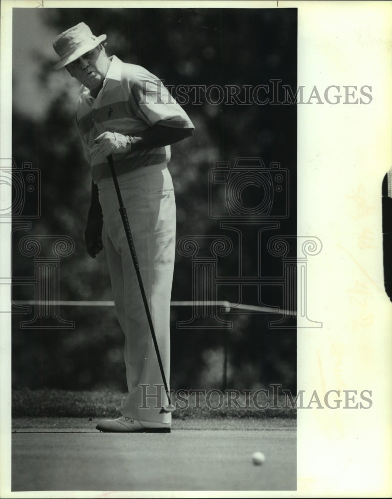 1989 Press Photo Golfer Gay Brewer at Dominion Senior Pro Golf Association Tour - Historic Images