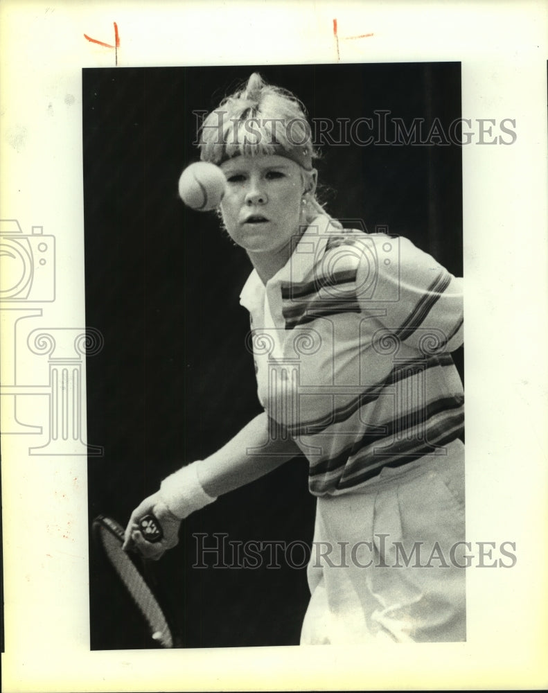 1986 Press Photo Uvalde High tennis player Christi Cudd - sas07267 - Historic Images