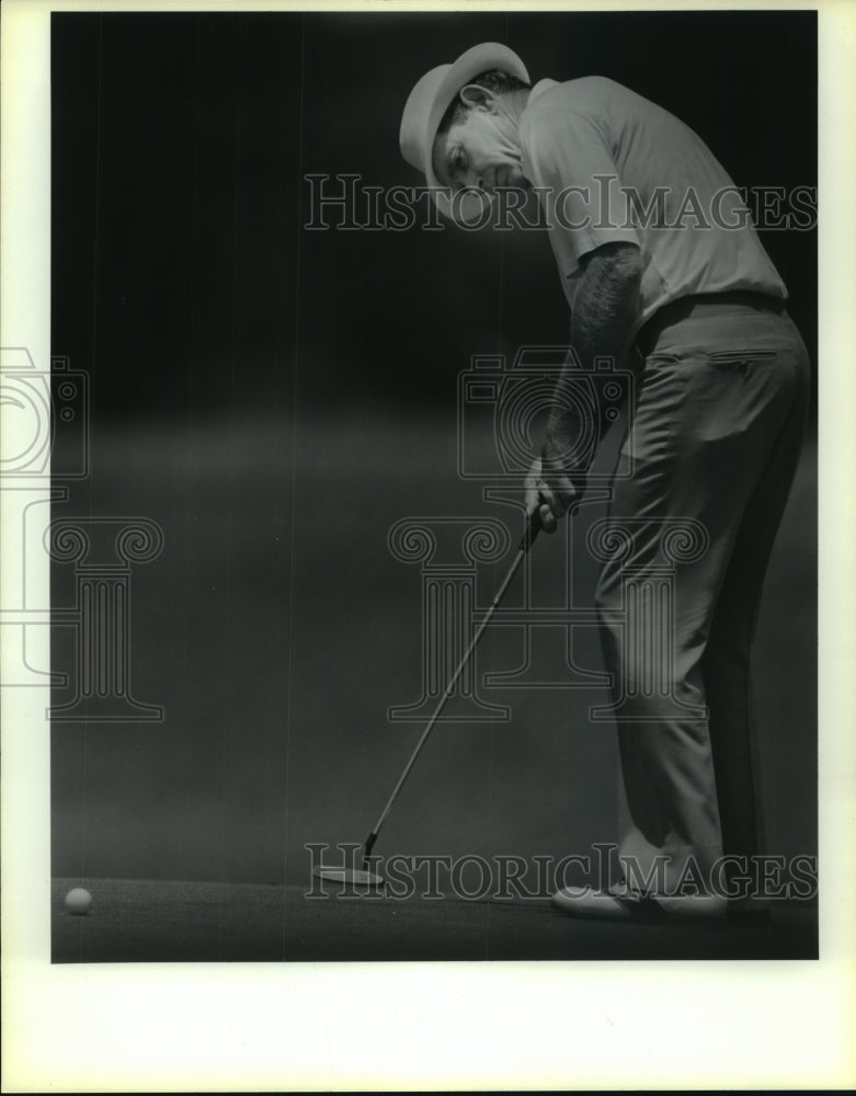 1989 Press Photo PGA Senior golfer Bruce Crampton at Dominion - sas07277 - Historic Images