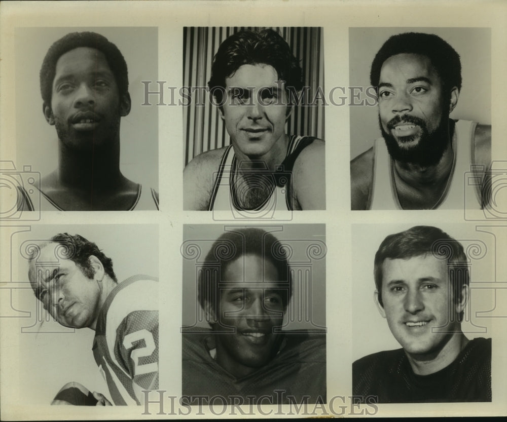 1979 Press Photo Dave Cowens, Basketball Player with Other Athletes - sas07393 - Historic Images