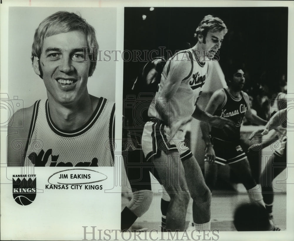 Press Photo Jim Eakins, Kansas City Kings Basketball Player - sas07434 - Historic Images
