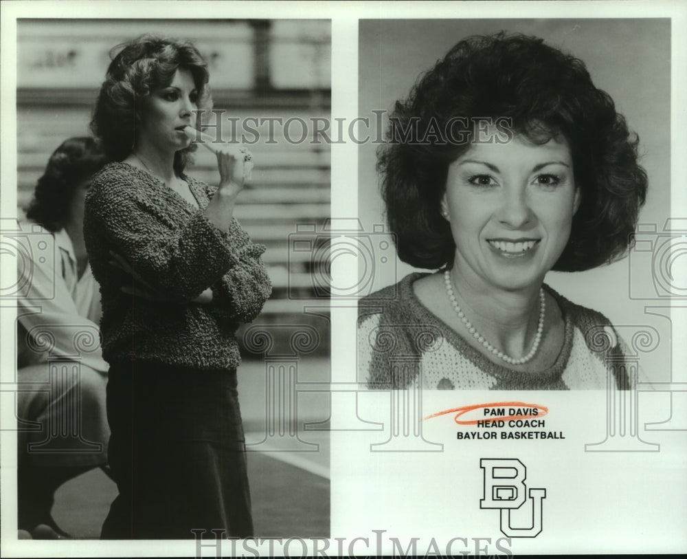 Press Photo Pam Davis, Baylor University Basketball Coach - sas07507 - Historic Images