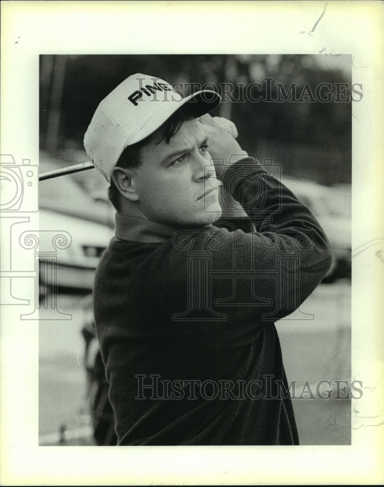 1987 Press Photo Ray Cole, University of Texas San Antonio Golfer - sas07589- Historic Images